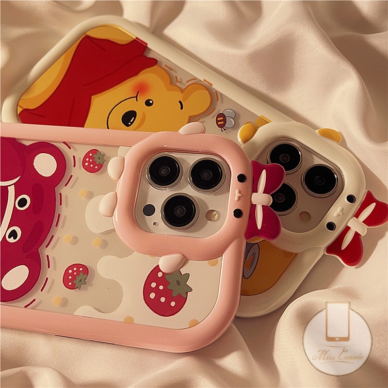 Ốp Điện Thoại TPU Mềm Chống Vỡ In Hình Gấu Pooh Dễ Thương Cho IPhone 11 12 14 13 Pro MAX 6 6S 7 8 Plus XR X XS MAX SE