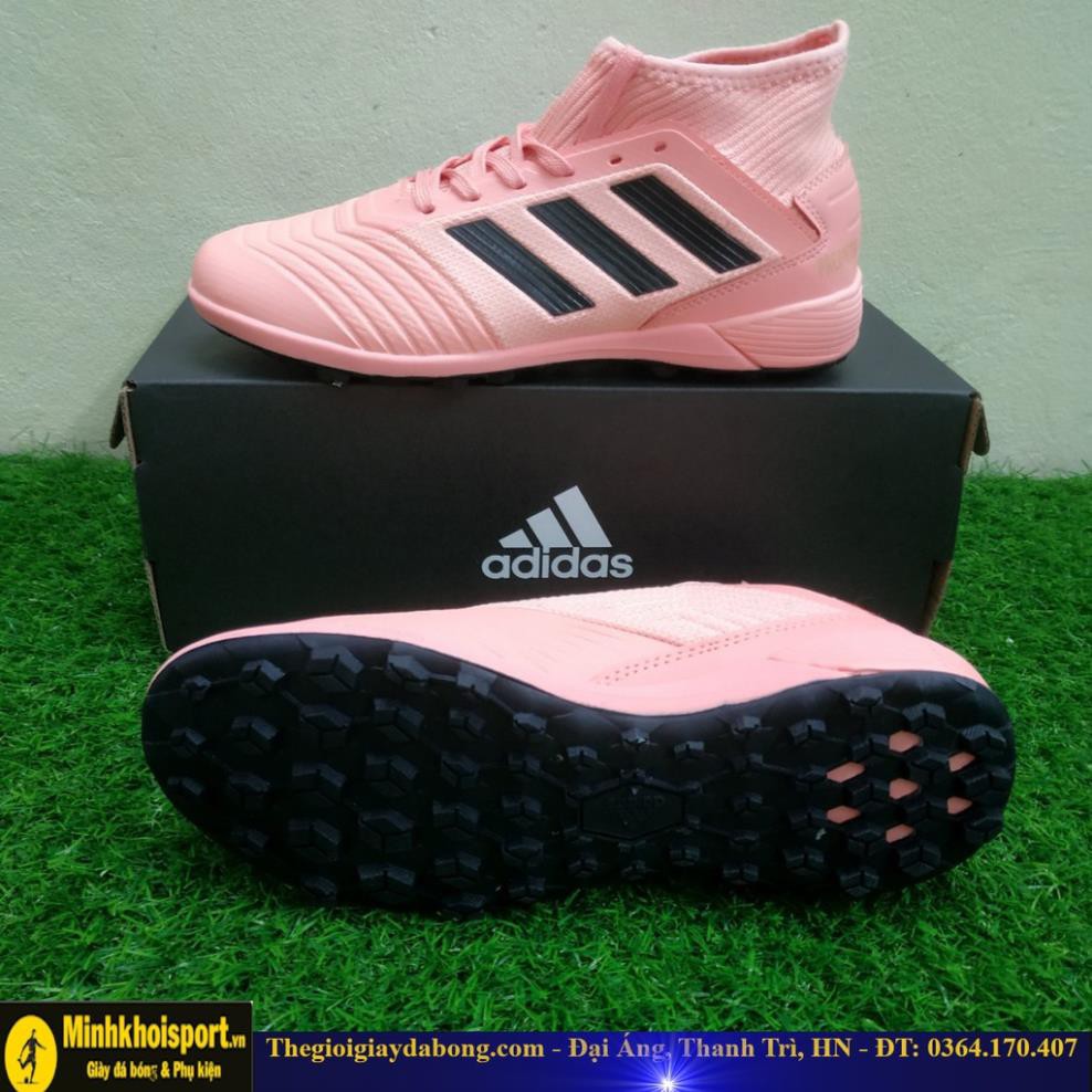 Tết ĐẠI TIỆC 12-12 [Hót] Giày Đá Bóng TQ Adidas Predator 19.3 TF Màu Hồng Cổ Cao Sút Mạnh new ☑ ! 🌺 * . ' ^