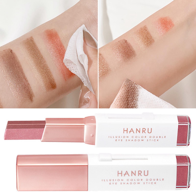 Phấn mắt dạng thỏi hai tông màu có nhũ lấp lánh dễ thương | BigBuy360 - bigbuy360.vn