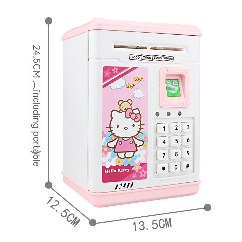 Hộp Tiết Kiệm Tiền Có Mật Khẩu Vân Tay Đồ Chơi An Toàn Cho Bé