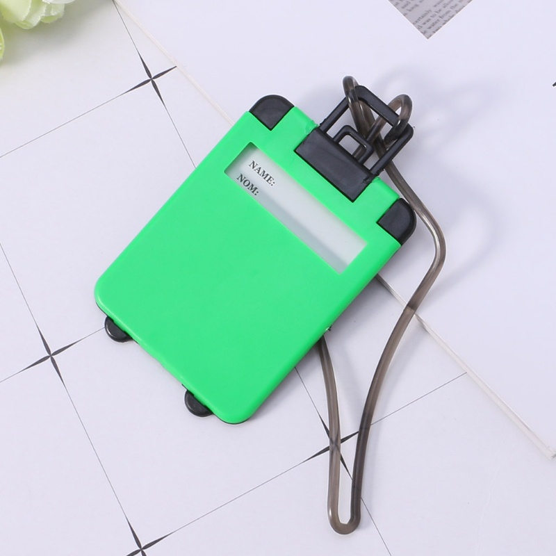 Thẻ Đánh Dấu Ghi Tên Hành Lý Bằng ABS Tiện Dụng