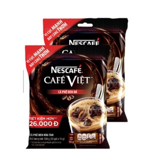 Nescafe Cafe Việt hòa tan đen đá ( Bịch 35 gói x 16g )