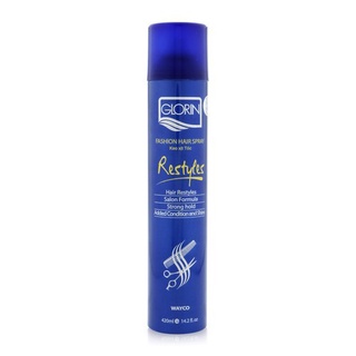 Keo xịt tóc cứng nam GLORIN Restyles Fashion Hair Spray 420ml (Xanh D thumbnail