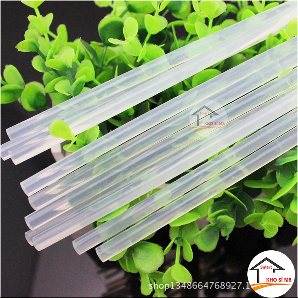 Keo nến nhỏ silicon trong suốt dài 25cm đướng kinh 0.7mm