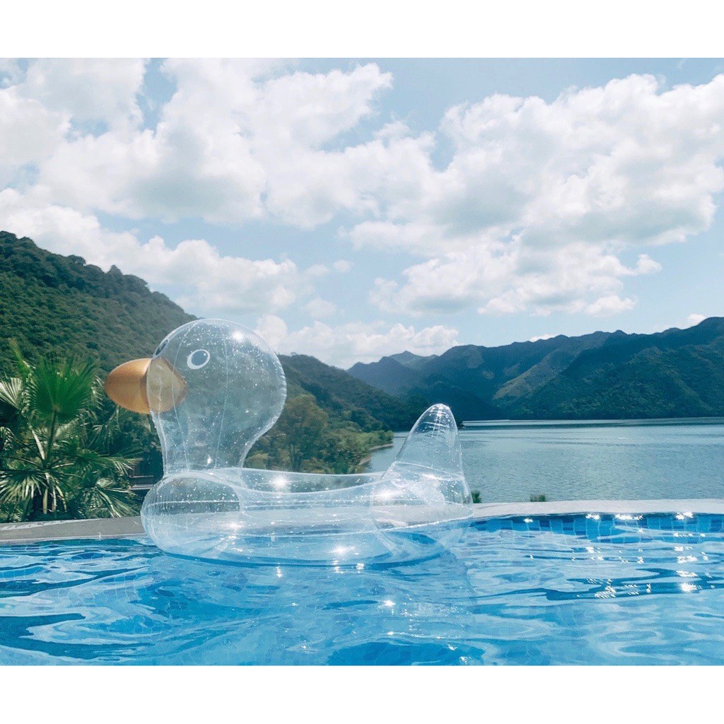 PHAO BƠI VỊT TRONG SUỐT CHO BÉ