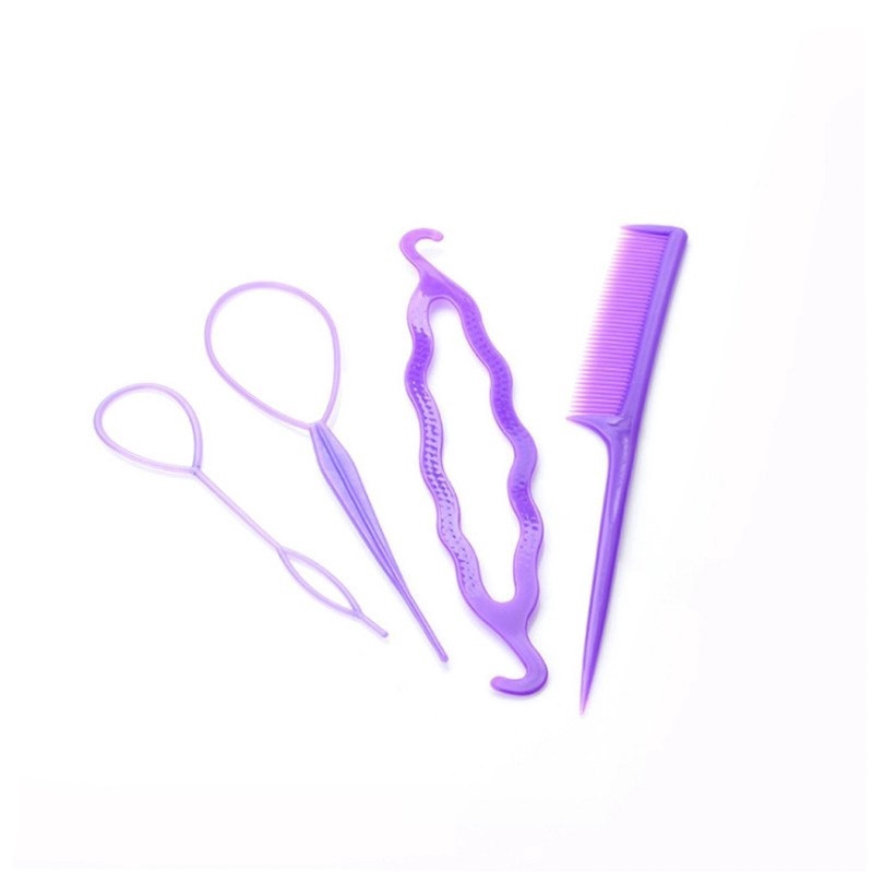 Set 4 dụng cụ hỗ trợ tạo kiểu tóc thời trang dành cho nữ