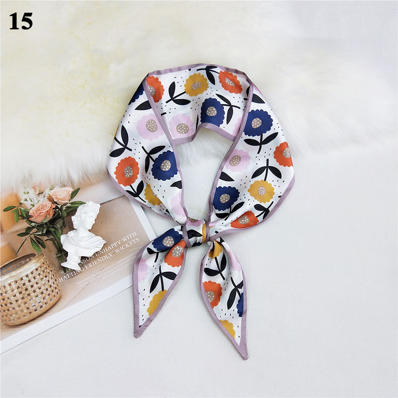 Khăn Choàng Cổ Vải Lụa Hoạ Tiết Độc Đáo Thời Trang Cho Nữ