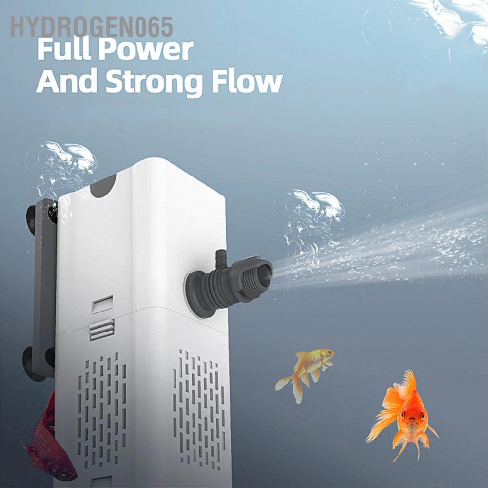 Bộ lọc bể cá đa chức năng ZY ‑ N63 Hộp máy bơm nước bể cá cảnh yên tĩnh chìm  Hydrogen065