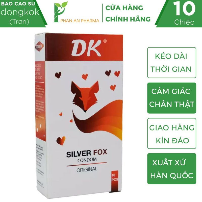 Bao cao su  Hàn quốc hộp 10 cái trơn siêu mỏng
