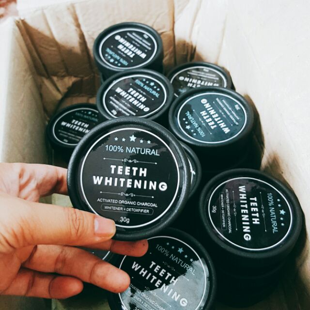 Bột Trắng Răng Than Hoạt Tính