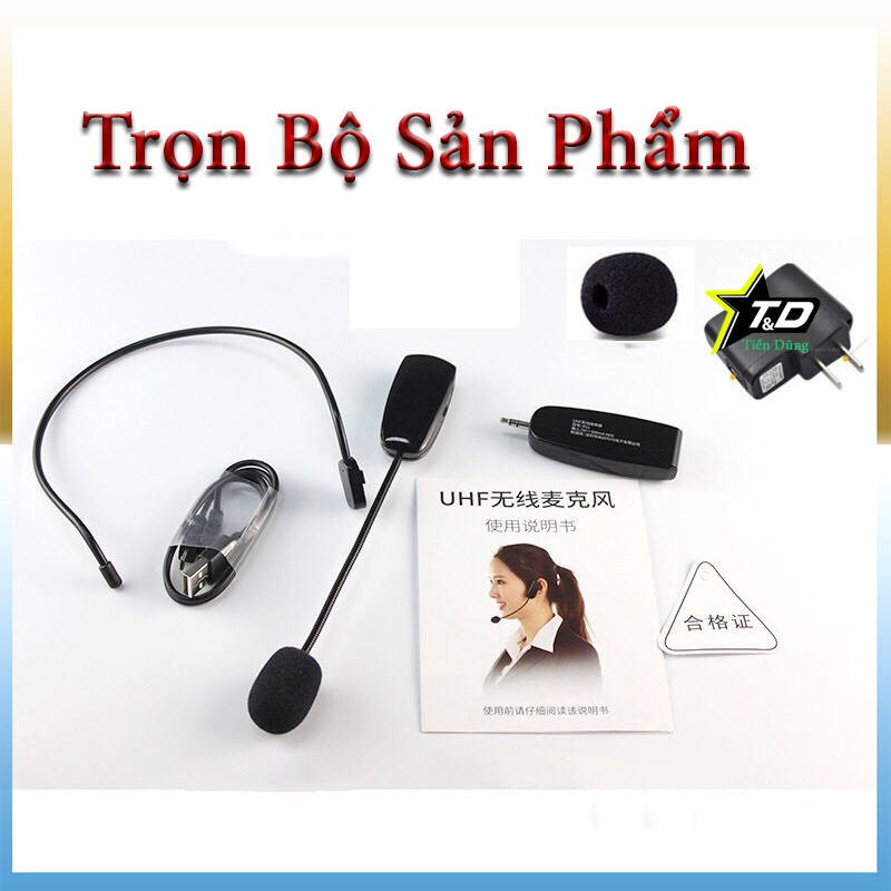 Mic trợ giảng không dây Newgood P11 chạy sóng UHF phù hợp tất cả dòng máy hỗ trợ mic