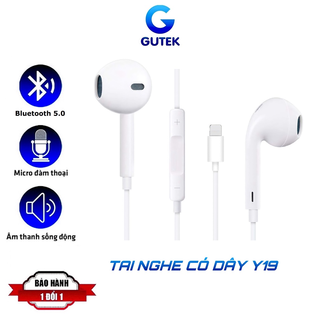Tai nghe có dây nhét tai cho điện thoại có micro đàm thoại cổng jack cắm ip âm thanh HIFI