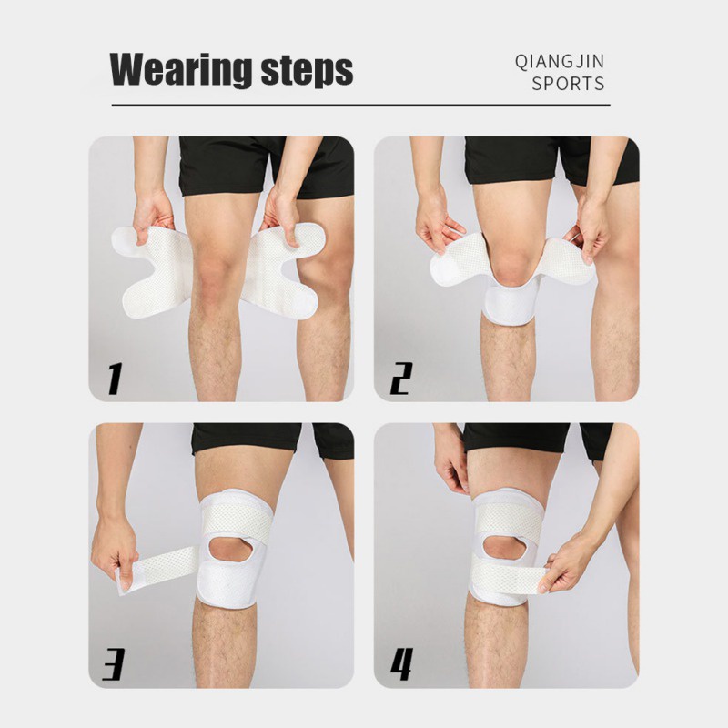 Băng Quấn Bảo Vệ Đầu Gối Co Giãn Hỗ Trợ Chơi Thể Thao