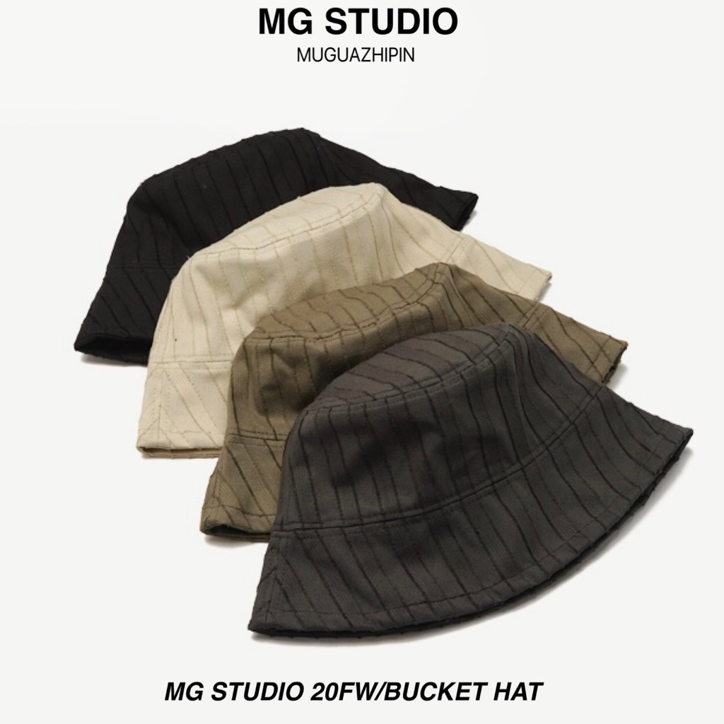 Mũ xô phối sọc MG STUDIO thiết kế đơn giản