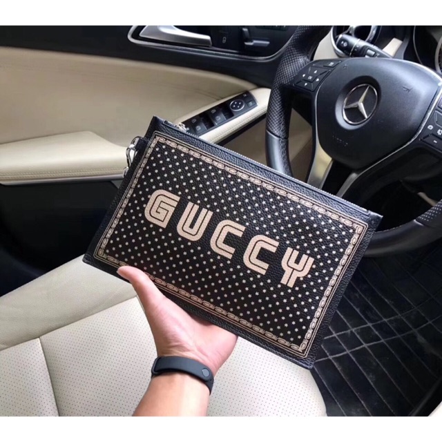 💋💋Ví cầm tay GUCCI hàng Siêu Cấp da thật