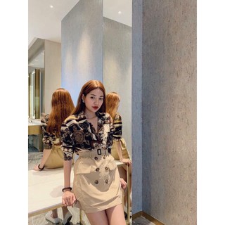 Áo sơ mi lụa hoạ tiết 3 màu (bigsize haihai)