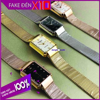 Đồng hồ nữ Sunrise mặt vuông dây lưới 9819SA