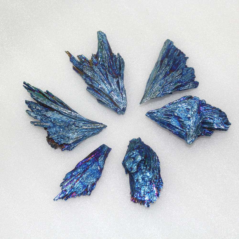 Đá Tự nhiên Màu Xanh Cầu Vồng  Phản Lực đá Rainbow Titan Titan Tourmaline Cụm Khoáng Mẫu Vật Chữa B
