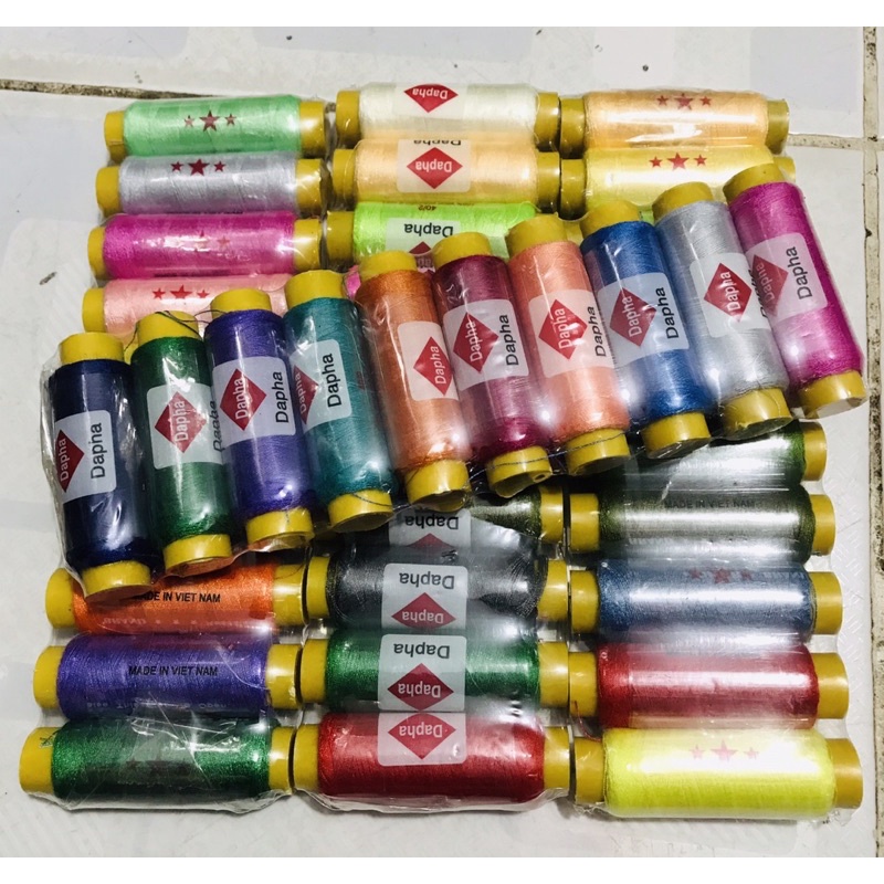 🧵 Lốc 10 Ống Chỉ Nhiều Màu