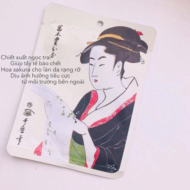 MẶT NẠ GEISHA NHẬT BẢN