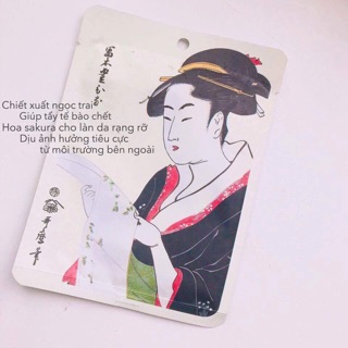 MẶT NẠ GEISHA NHẬT BẢN