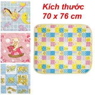 Chiếu chống thấm Đài Loan an toàn và chống thấm tuyệt đối cho bé sơ sinh 70x76cm - CĐL7076