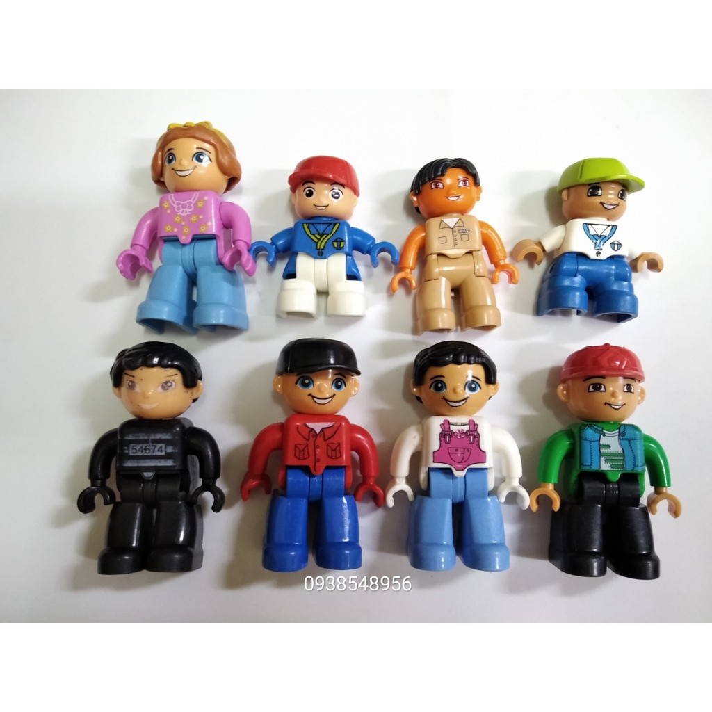 Đồ Chơi nhân vật Lego Duplo , nhân vật Lego Size To tương thích với Gạch Duplo