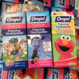 Kem Đánh Răng Nuốt Được Orajel Cho Bé 42.5g Mỹ