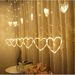 Đèn Led Trang Trí 12 Trái Tim Độc Đáo