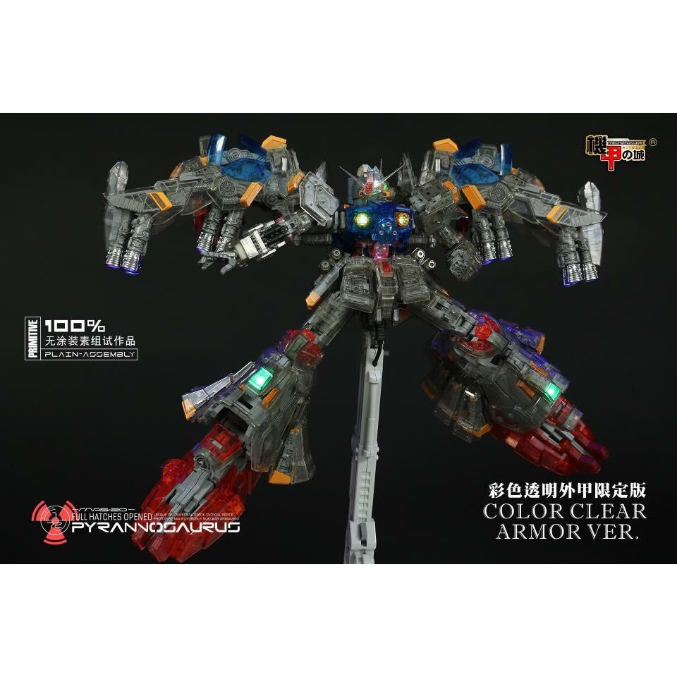 Mô hình lắp ráp 1/72 Mas 20 Pyrannosaurus Gundam GP 02 A Clear Color Armor ver Limited Mechanicore