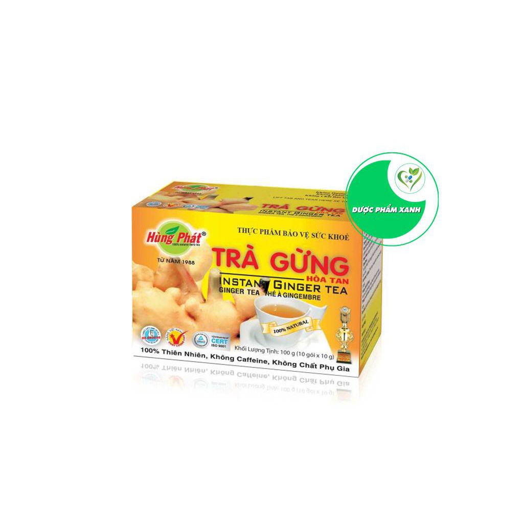 Trà GỪNG HÒA TAN (100g/200g) - Thương hiệu Hùng Phát