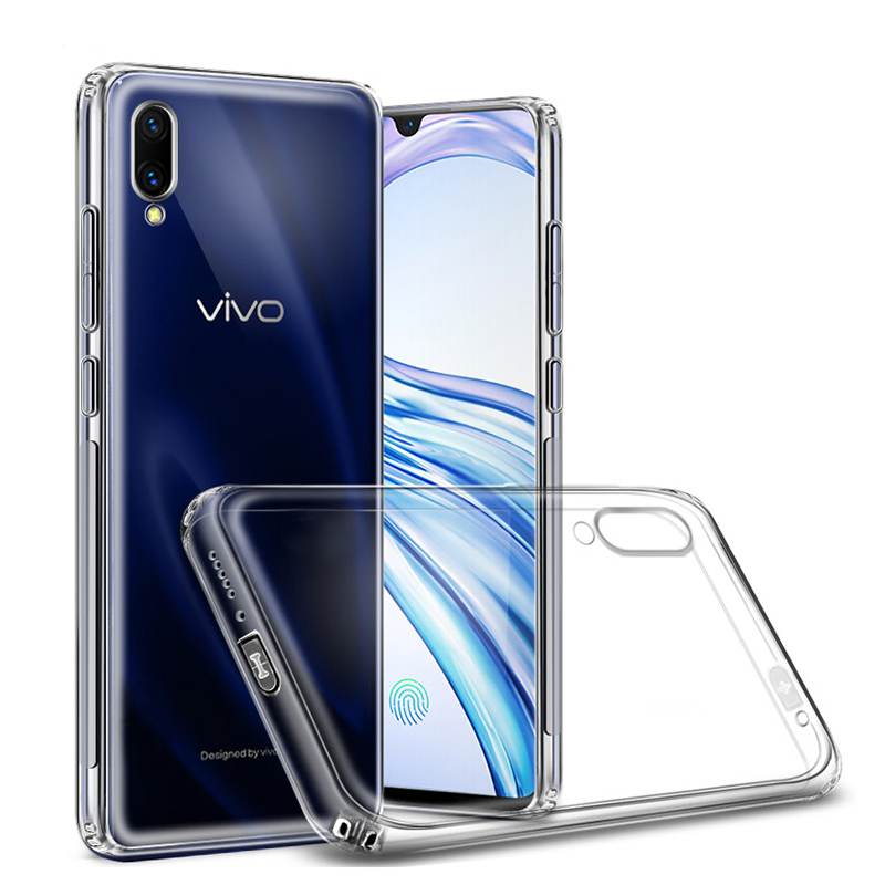 Ốp Lưng Tpu Silicone Trong Suốt Chống Sốc Cho Vivo V20 Se V15 V17 S1 Pro V19 Neo V5 V7 Plus V9 V11 V11I