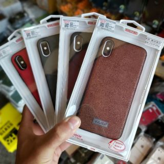 Ốp lưng sulada vân da cho iphone x/xs