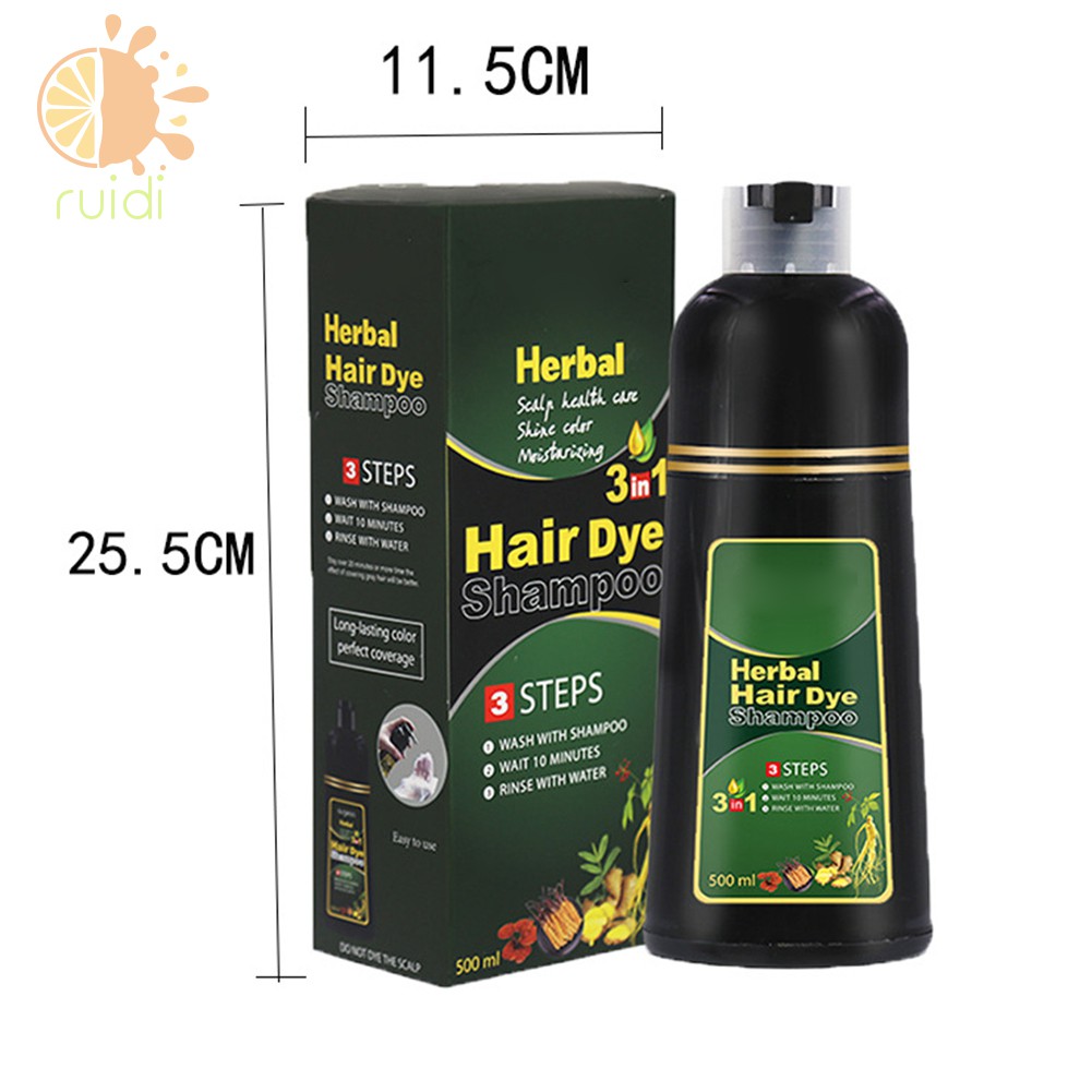 Herbal Hair Dye Shampoo Natural Non-Scalp Hair Care Multi-Color Hair Dye for Men and Women