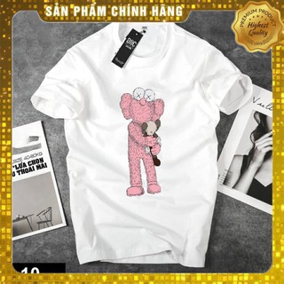 Áo Thun 4D Kaws Hồng Hàng Thiết kế Cao Cấp