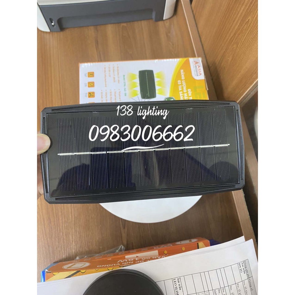Đèn hắt tường năng lượng mặt trời IP 65 Asia chống nước trang trí ngoại thất ......................