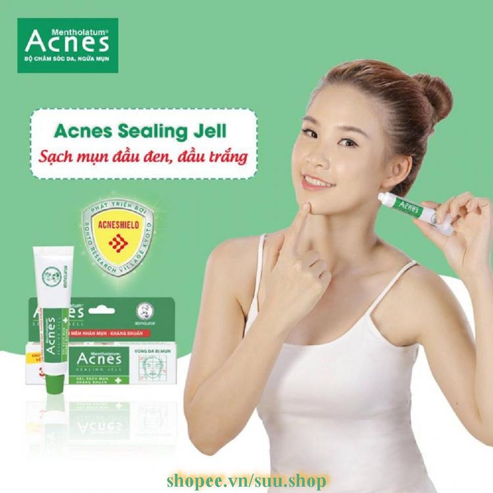 Gel Ngừa Mụn Kháng Khuẩn 18g Acnes Sealing Jell, suu.shop Cam Kết Hàng Chính Hãng.