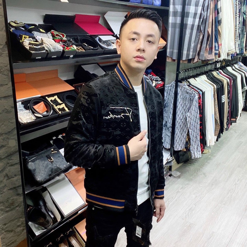 [ Thời trang cao cấp ] ÁO BOMBER JACKET FRANKER SIÊU CẤP LOGO ĐÍNH ĐÁ