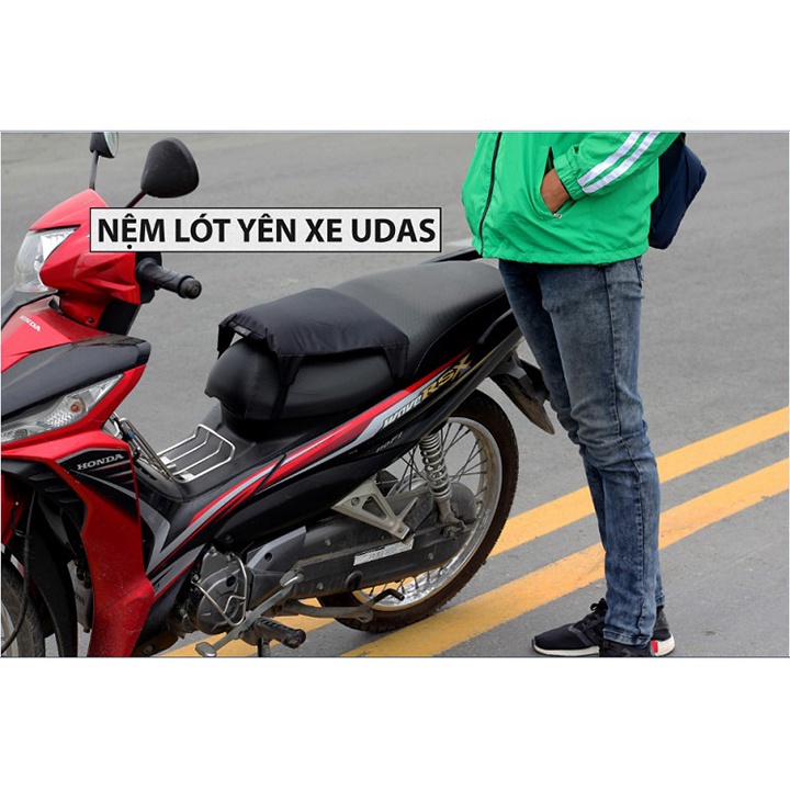 Bộ 2 đệm lót yên xe máy, tạo cảm giác em ái, chống ê mong Sunha, sử dụng được cho cả trước và sau TP40039