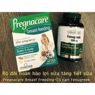 Viên Lợi sữa Natures Aid Fenugreek 500mg