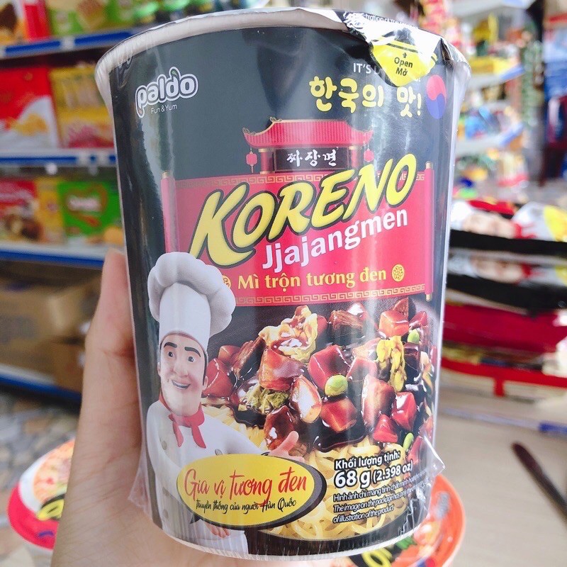 MỲ TRỘN TƯƠNG ĐEN KORENO 115g/ hộp 68g | BigBuy360 - bigbuy360.vn