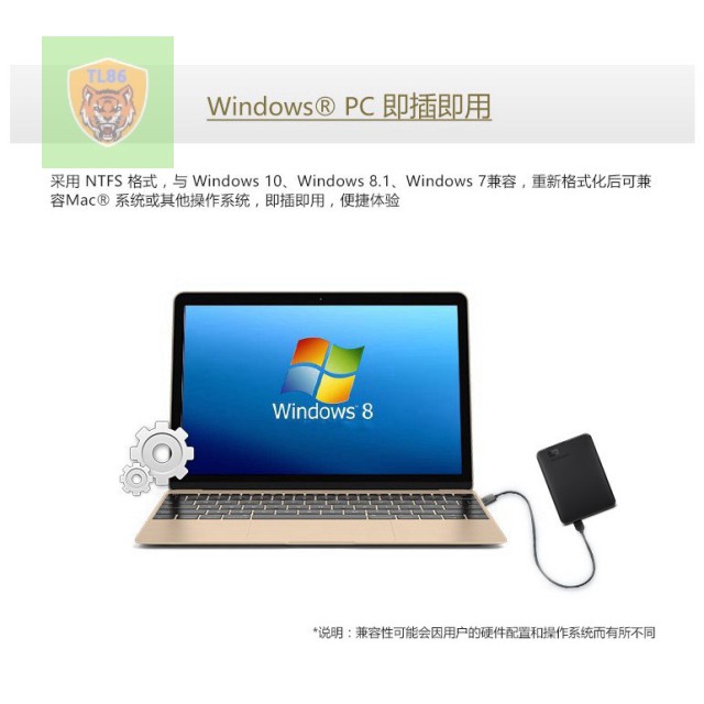 Hộp Đựng Ổ Cứng HDD Box WESTERN Chuẩn Sata 2.5 - Usb 3.0 .