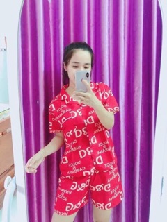 Bộ pijama cộc siêu đẹp( ảnh chụp thật)