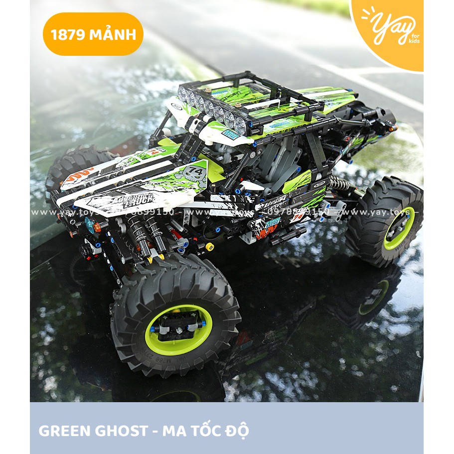 Xe Địa Hình Tốc Độ Cao Điều Khiển Từ Xa - Lego Technic Green Hound Buggy - MOULDKING