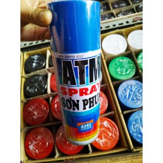 Sơn phun ATM màu A242 xanh thùng 12 lon