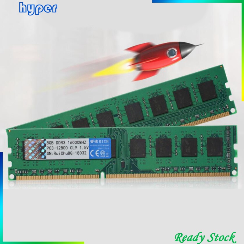 8G DDR3 PC3-12800U 1600MHz 240PIN DIMM AMD Motherboard Dedicated Memory RAM