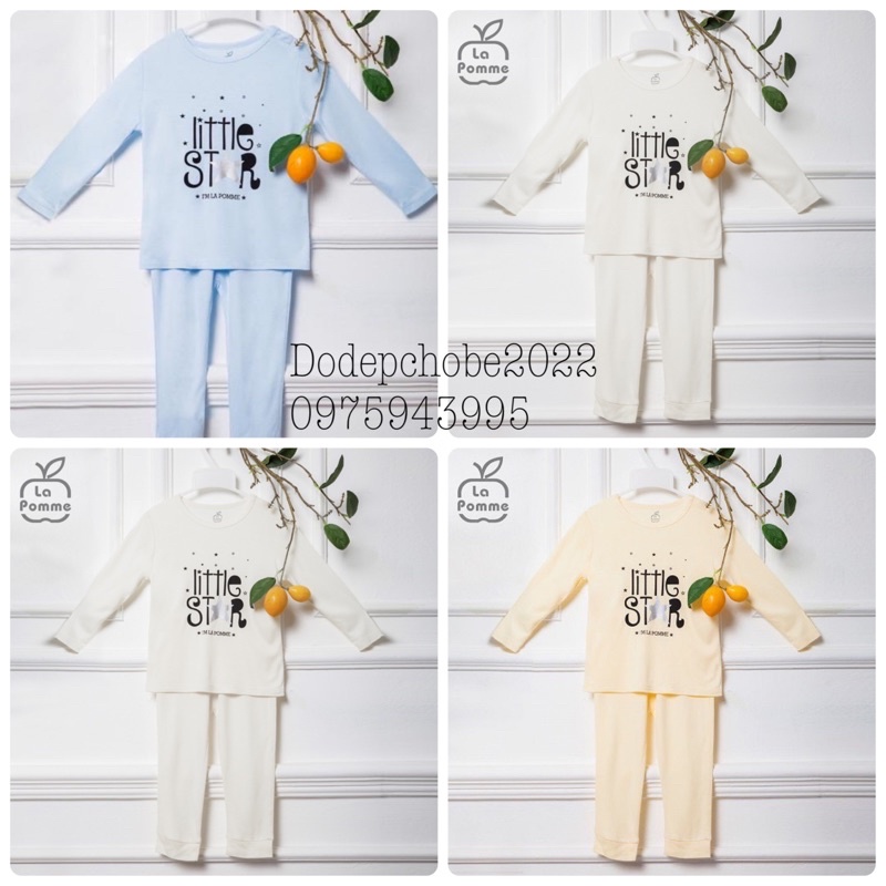 SL074 Bộ dài tay cài vai Little Star La Pomme