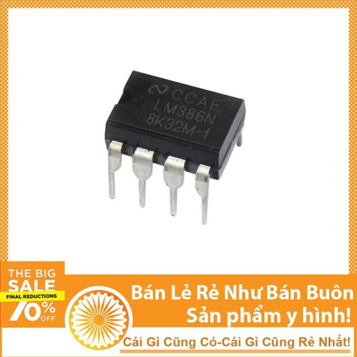 Linh Kiện IC Khuếch Đại Âm Thanh LM386 DIP8