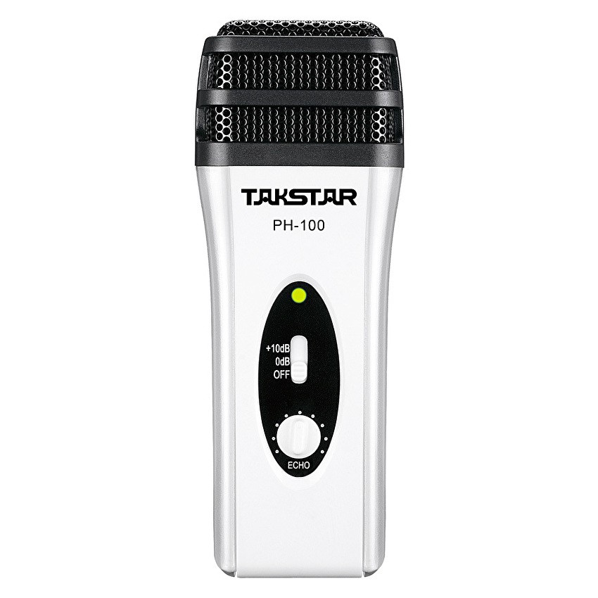 [Mã ELHACE giảm 4% đơn 300K] Micro hát karaoke trên điện thoại – Takstar PH-100 (Trắng)