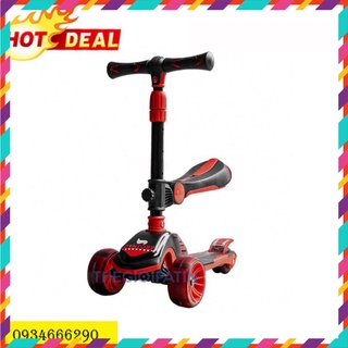 Xe Trượt Scooter Có Ghế Ngồi Cho Bé Centosy S6 Có Bánh Đèn  [Khuyến Mại] Ảnh Tự Chụp